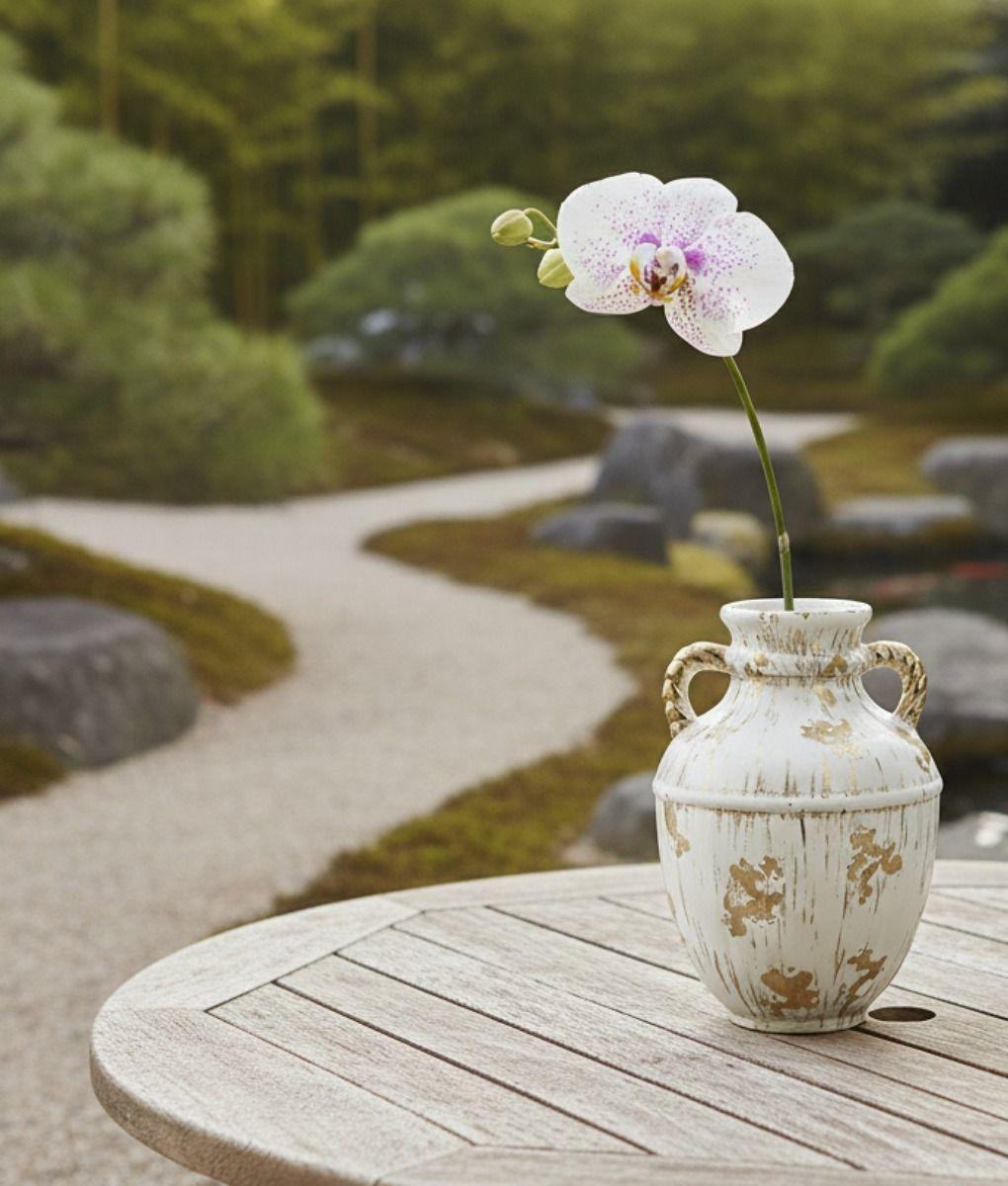 Florero Decorativo Moderno Jarrón Estilo Envejecido Jhn-9