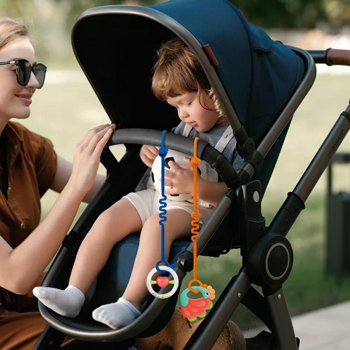 Set 5 Portachupetes Mamaderas Silicona Juguete Bebes Lau-5