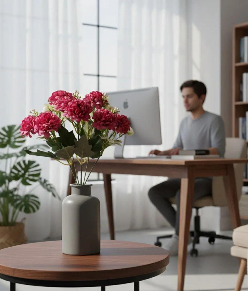 Set 5 Ramo Flores Artificiales Inspiración Floral Adorno Jhn-5