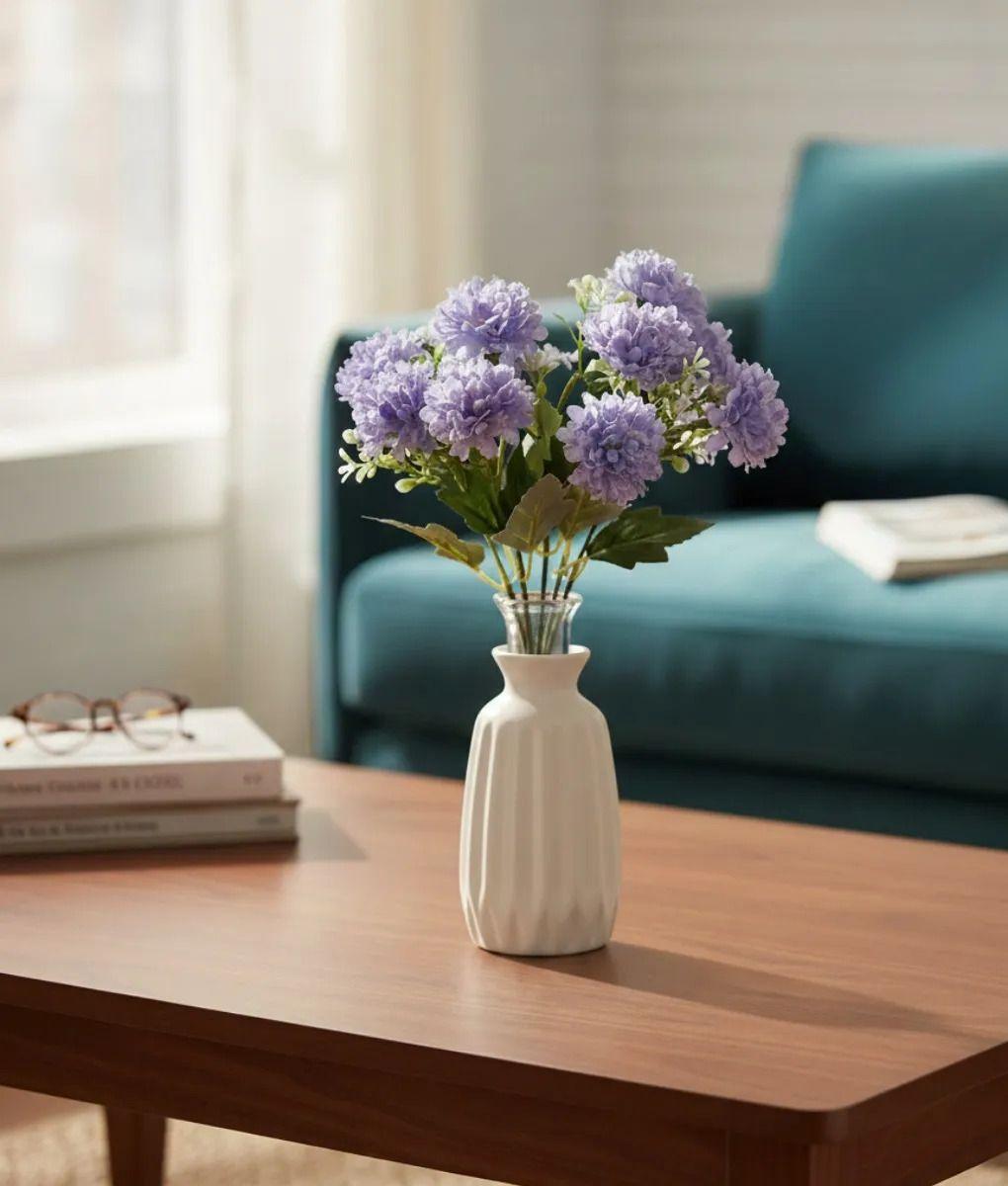 Set 5 Ramo Flores Artificiales Inspiración Floral Adorno Jhn-9