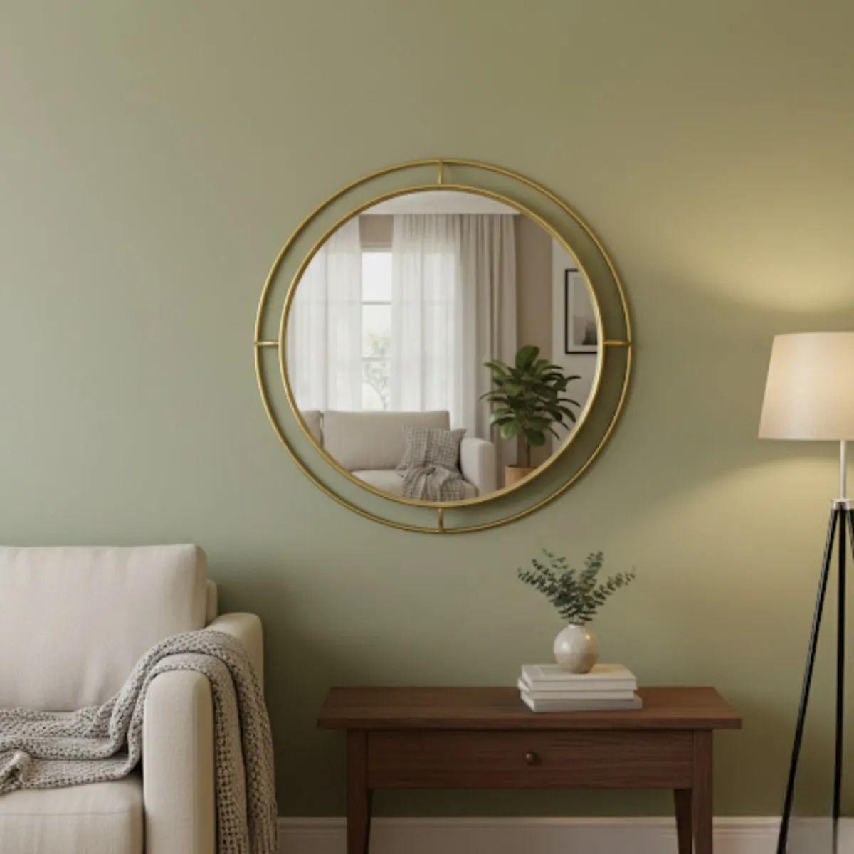 Espejo Decorativo Pared Diseño Vanguardista Lujo AJ-6