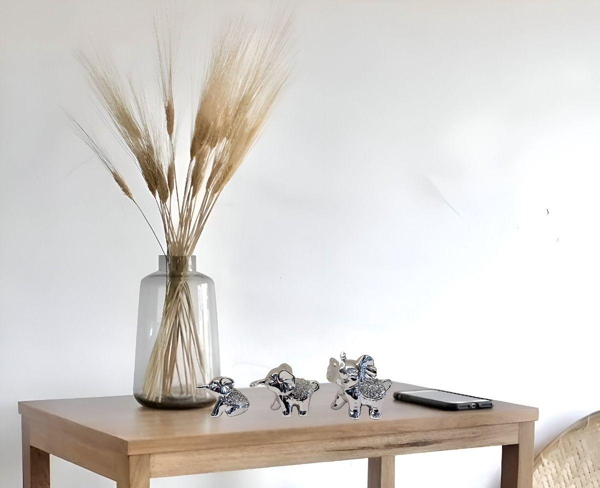 Estatuas Elefantes Familia Elegante Moderno 3 piezas Jhn-7