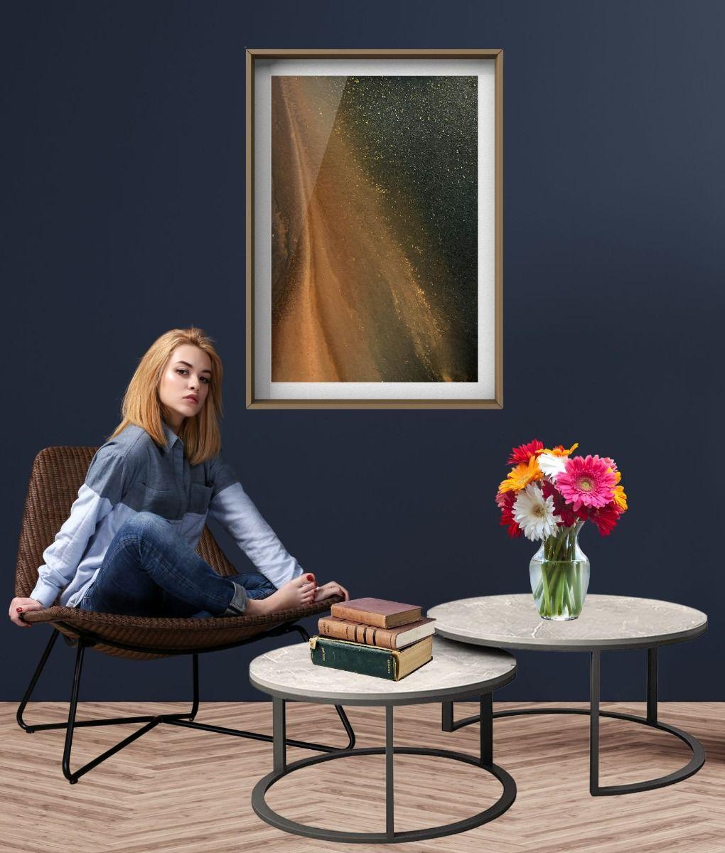 Set 2 Mesa Centro Auxiliar Decorativa Combinada Creativa Jhn-4