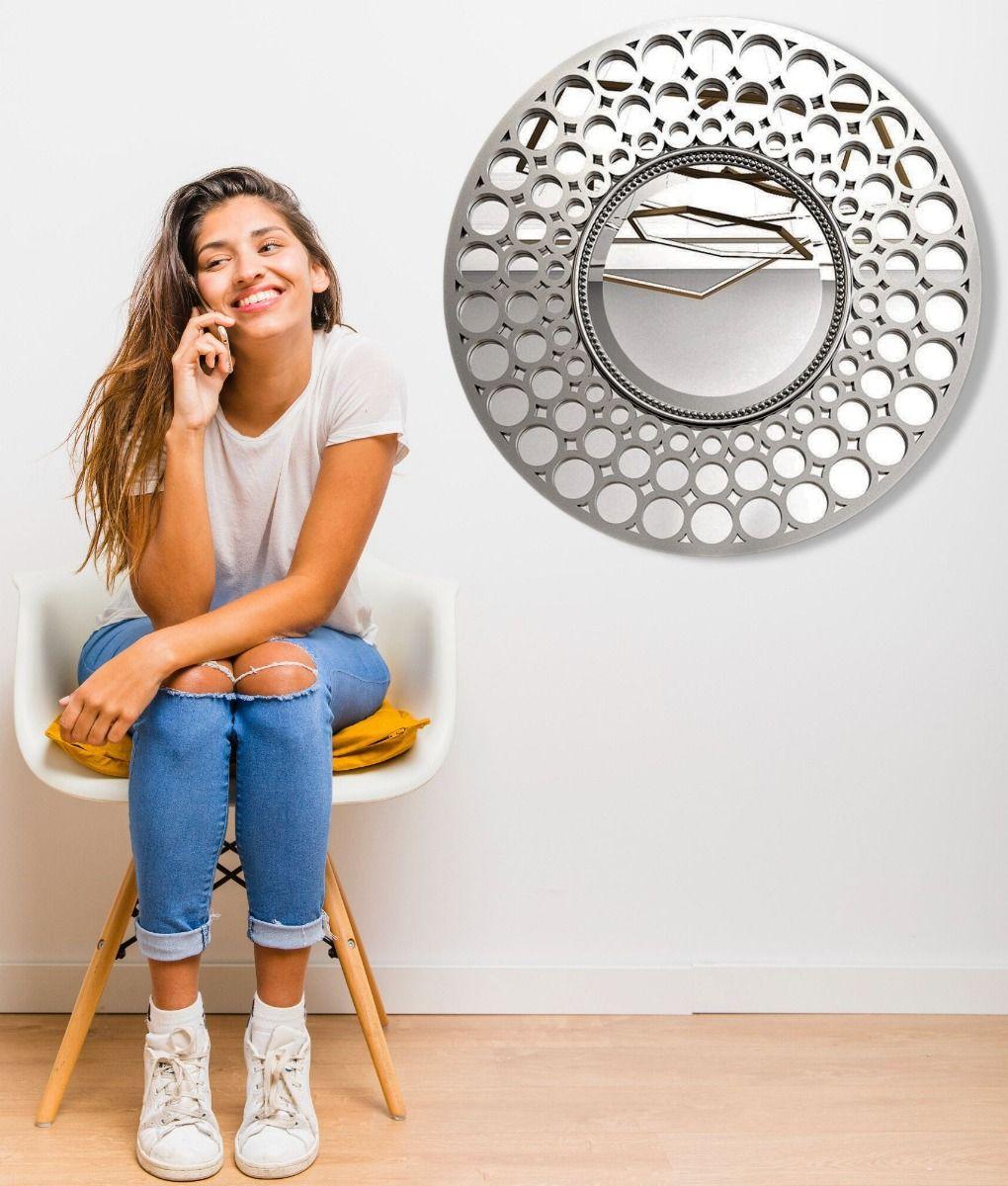 Espejo Pared Decorativo Circular Moderno Minimalista Jhn-6