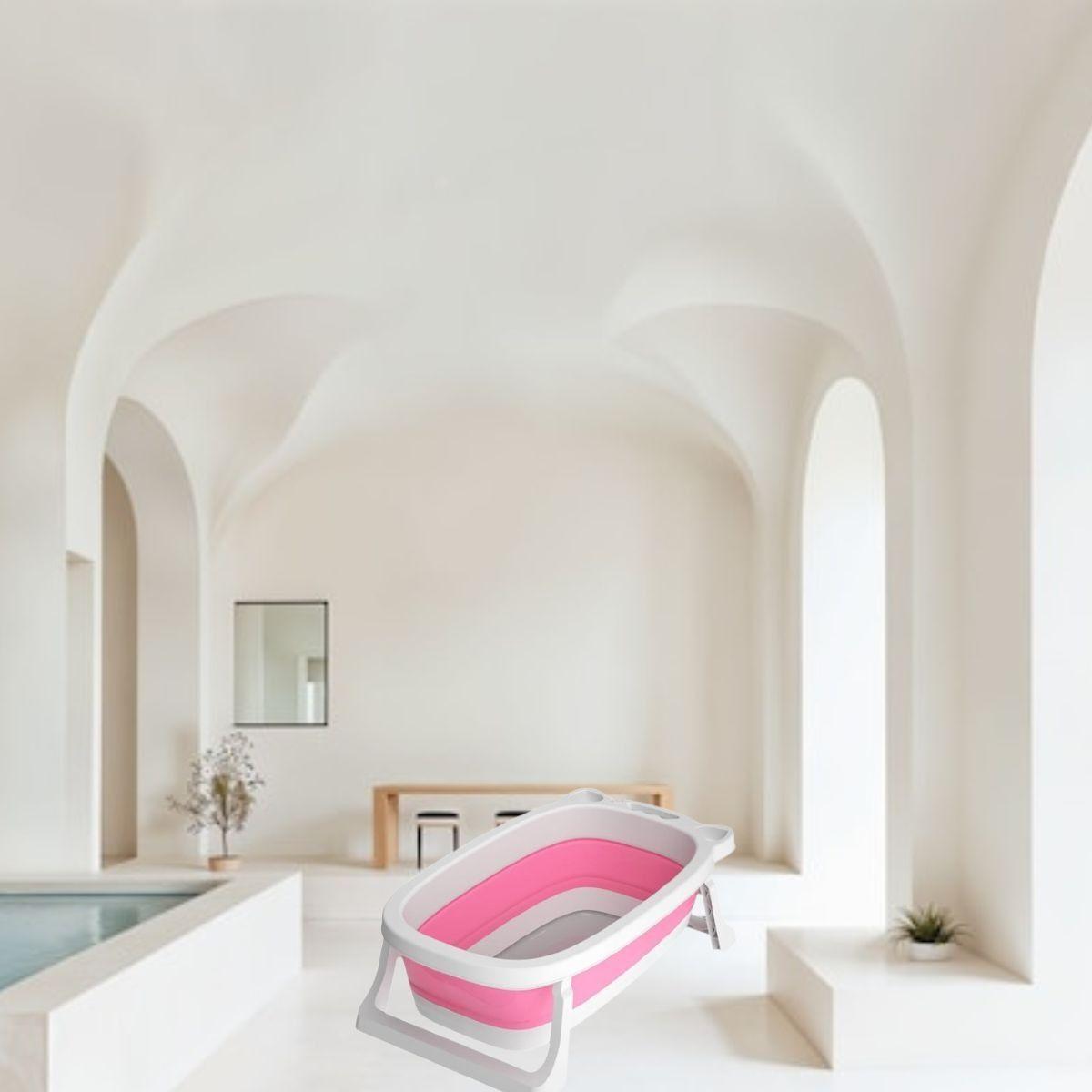 BAÑERA MULTIFUNCIONAL PLEGABLE DIVERTIDA PARA BEBE LAU-9