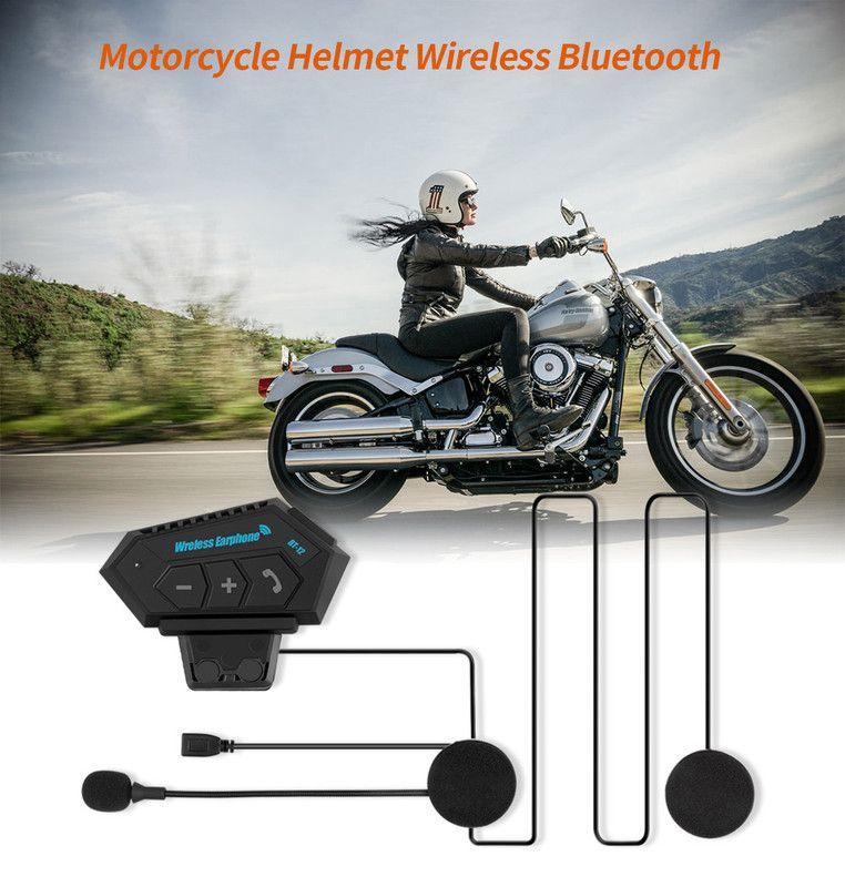 Audifonos Casco Motos Intercomunicadores Bluetooth Lau-5