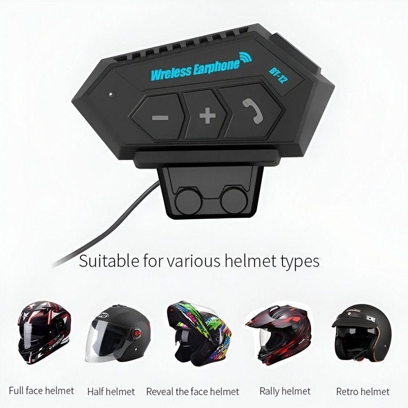 Audifonos Casco Motos Intercomunicadores Bluetooth Lau-9