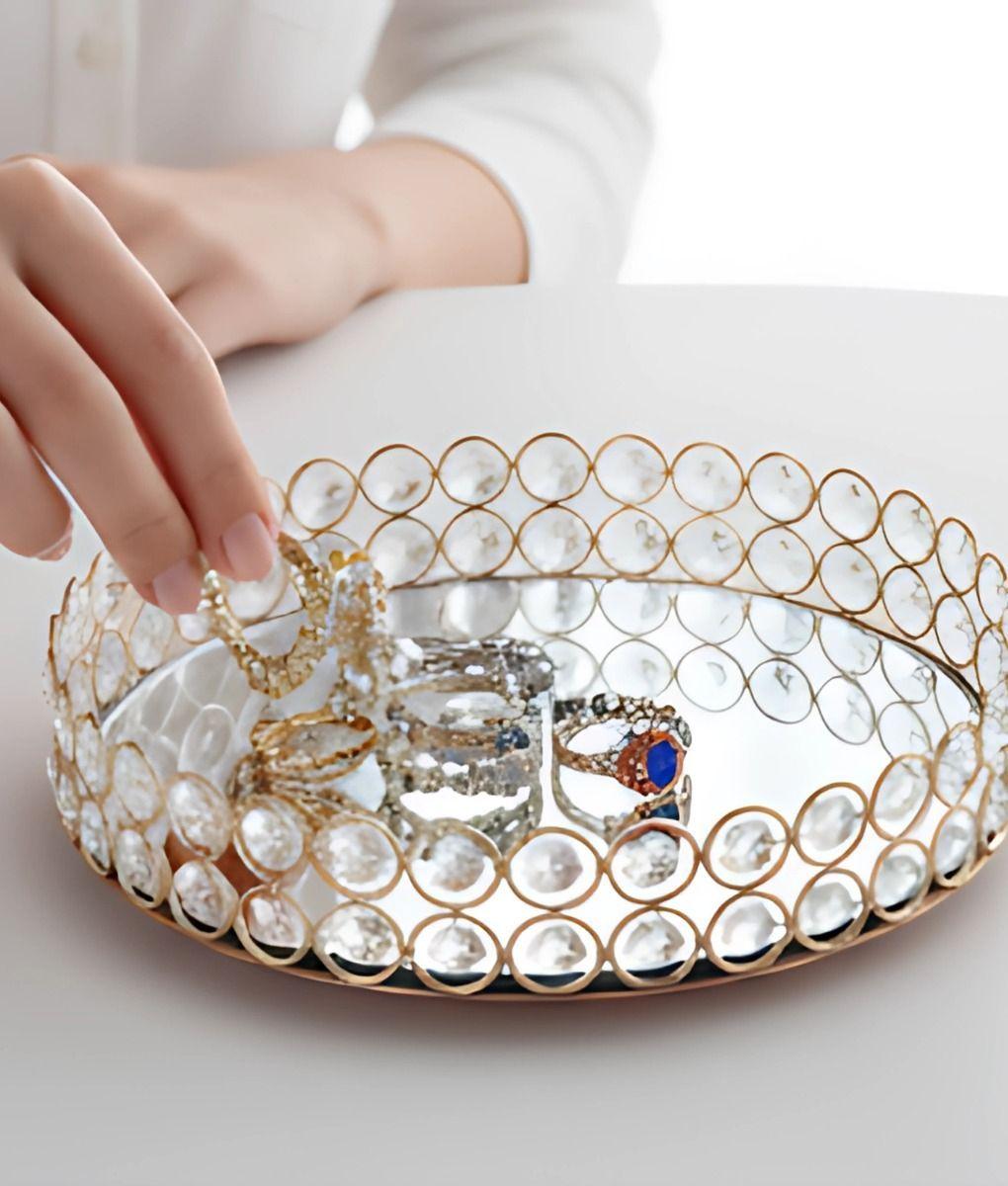 Bandeja Decorativa Multifuncional Almacenamiento Hogar Jhn-3