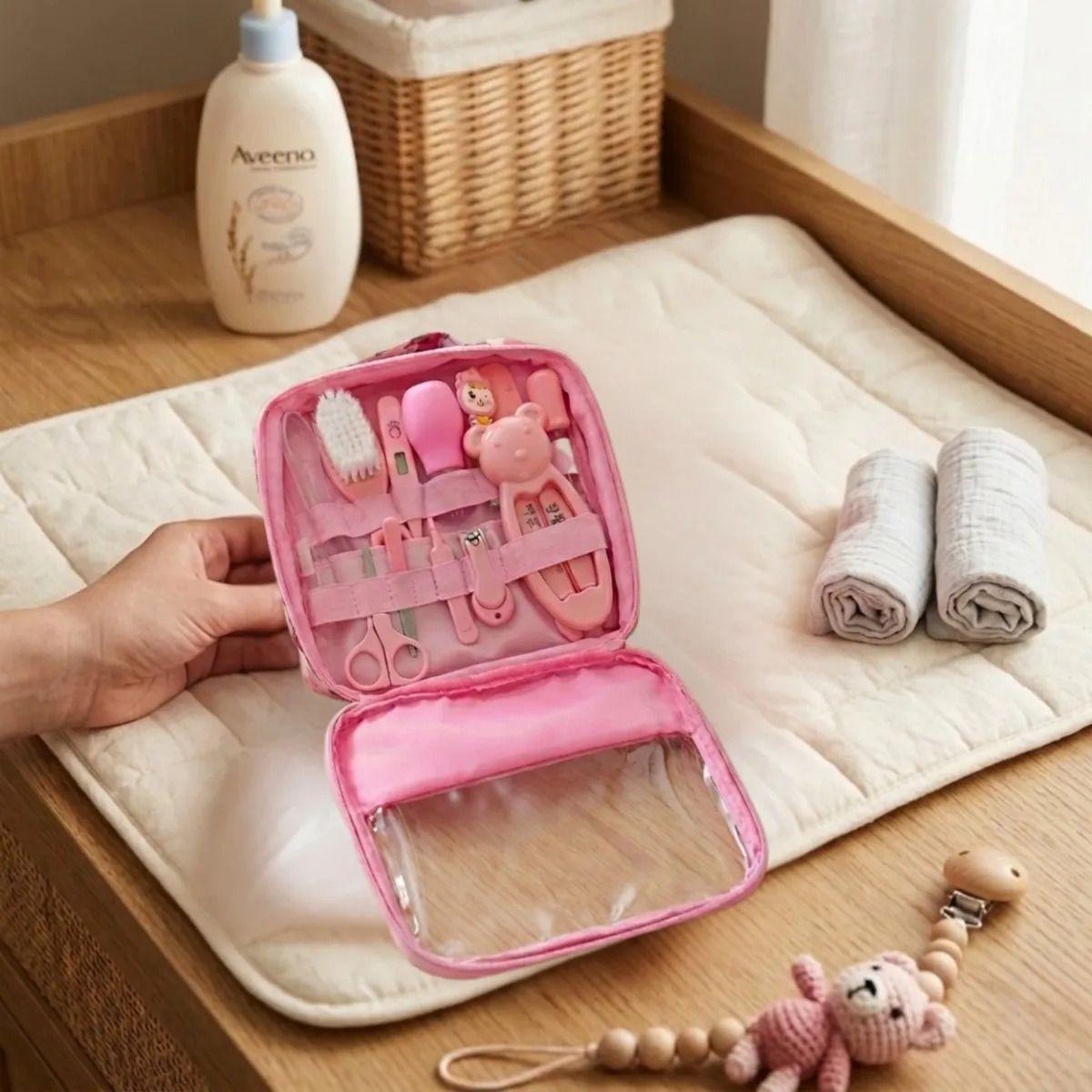 Kit Cuidado Bebé Cortaúñas Termómetro Aspirador Nasal ALJ-4