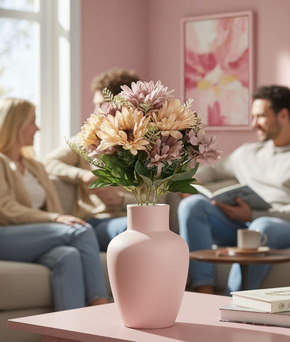 Set 2 Ramo Flores Artificiales Margaritas Girasoles Jhn-3