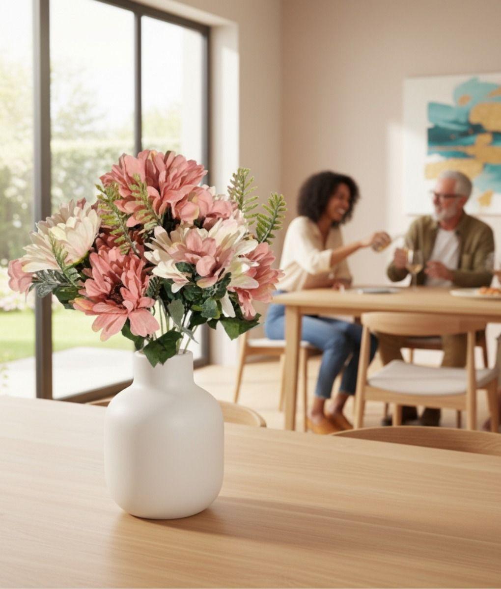 Set 2 Ramo Flores Artificiales Margaritas Girasoles Jhn-5