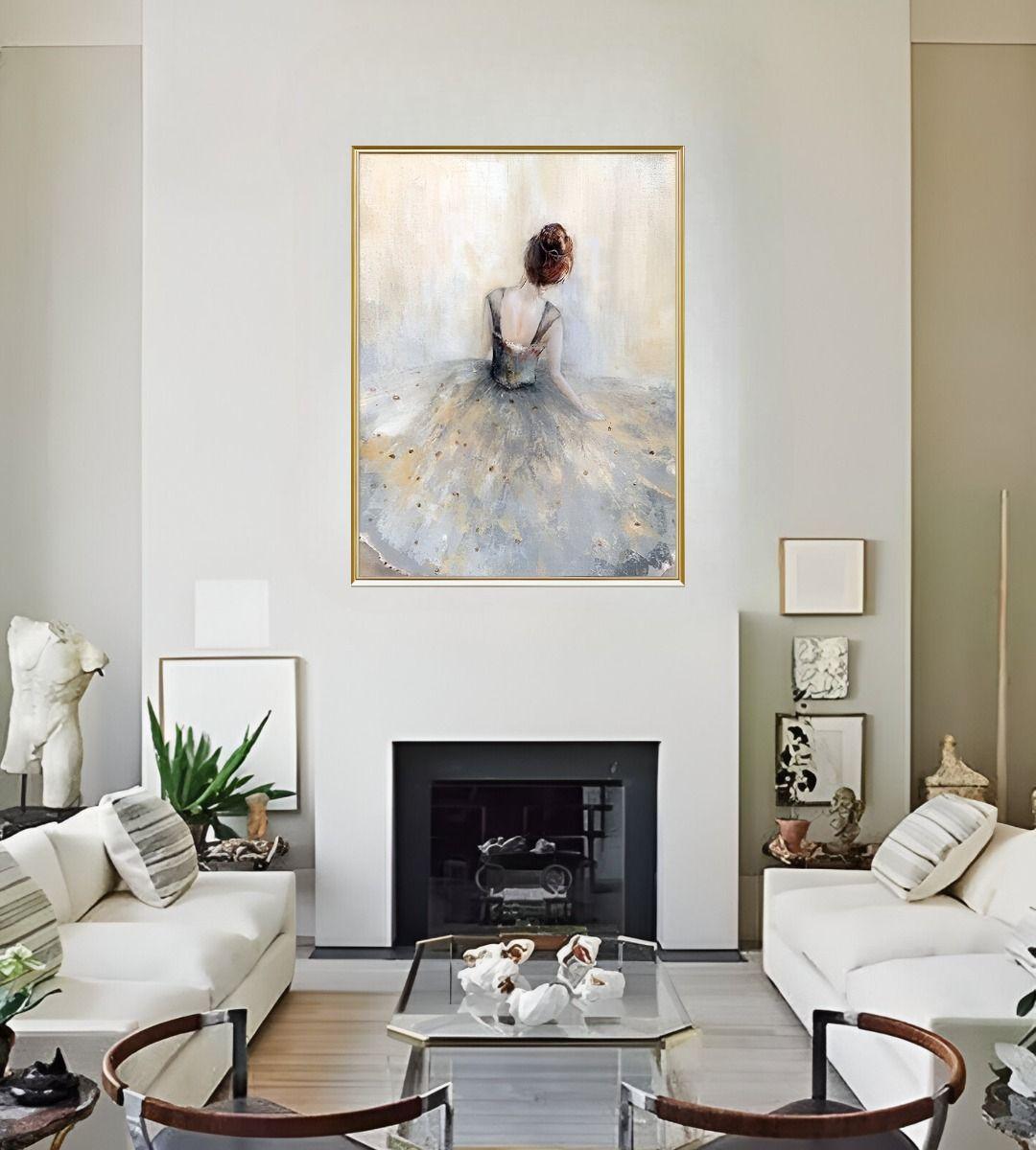 Cuadro Decorativo Pared Bailarina Ballet Arte Pintura Jhn-5