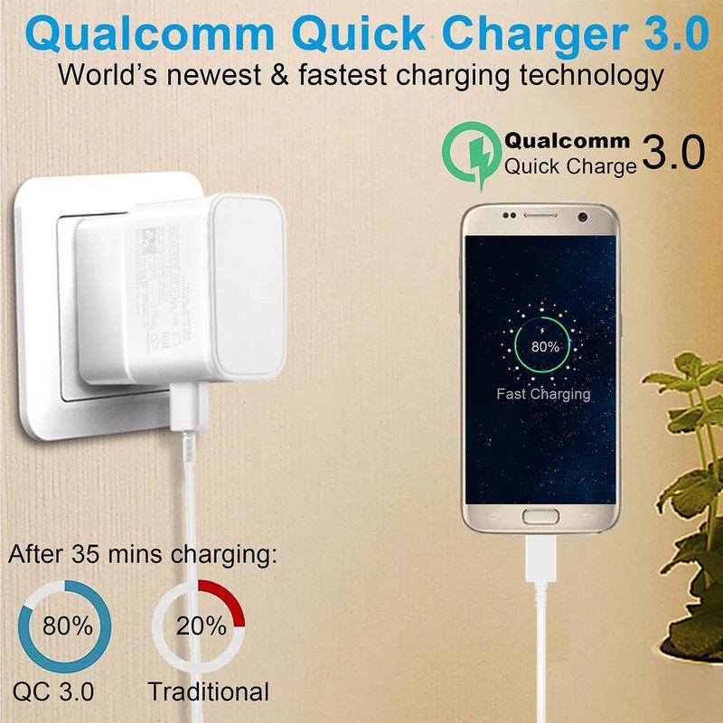 Set 7 Cargador Adaptador Carga Rapida Telefono Lau-8