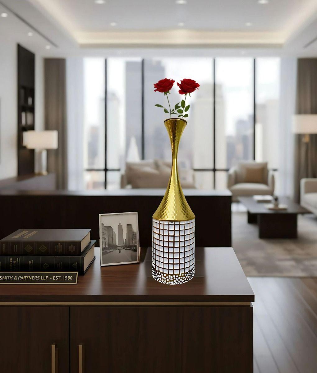 Florero Decorativo Alto Mesa Piso Elegante Hogar Jhn-5