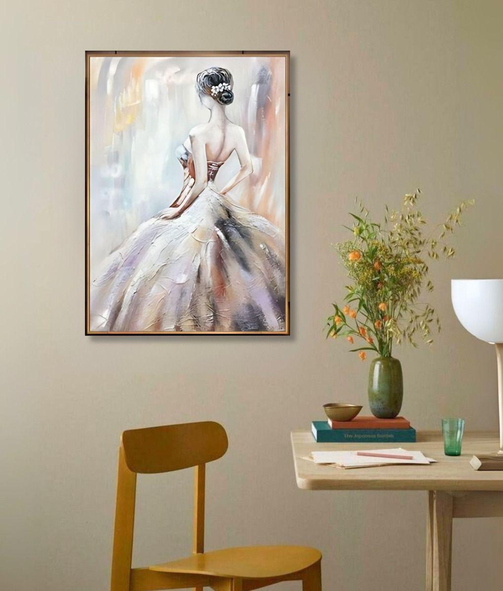 Cuadro Decorativo Pared Figura Femenina Arte Hogar Jhn-5