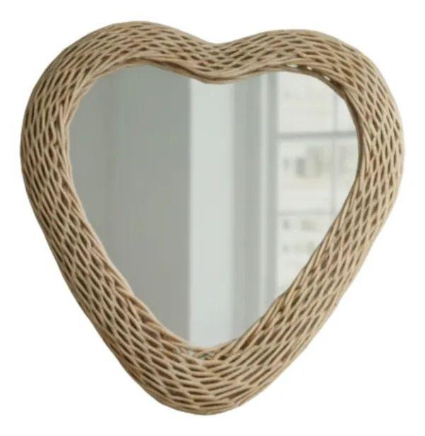 Espejo Decorativo Pared Forma Corazón Estilo Juvenil Jhn-9