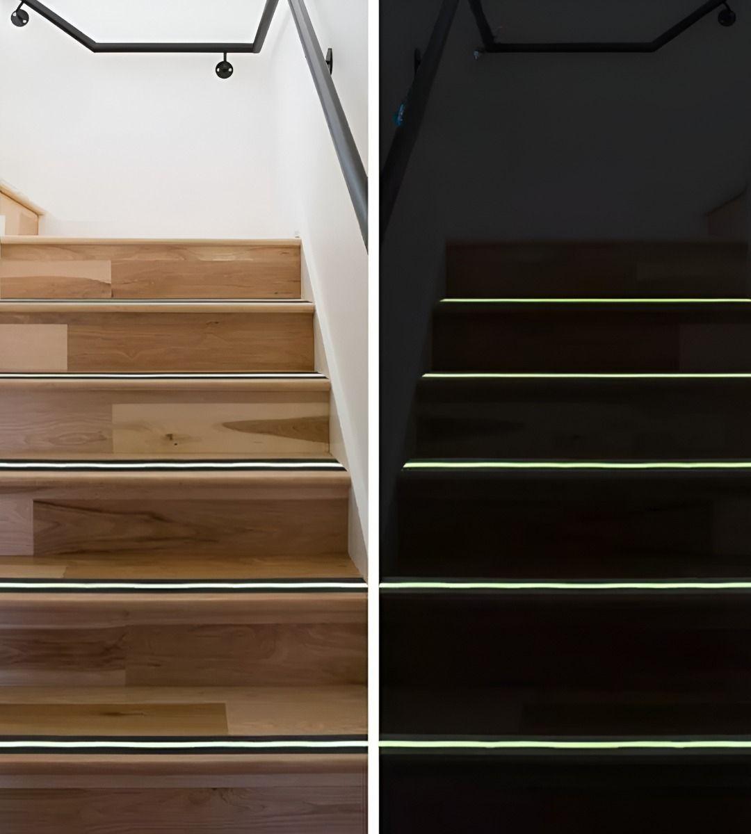 Cinta Seguridad Luminosa Antideslizante Adhesiva 5m Jhn-7