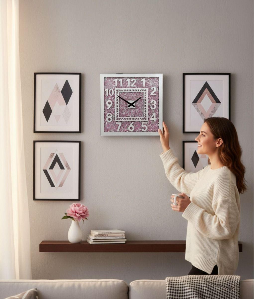 Reloj Pared Decorativo Diseño Elegante Adorno Moderno Jhn-2