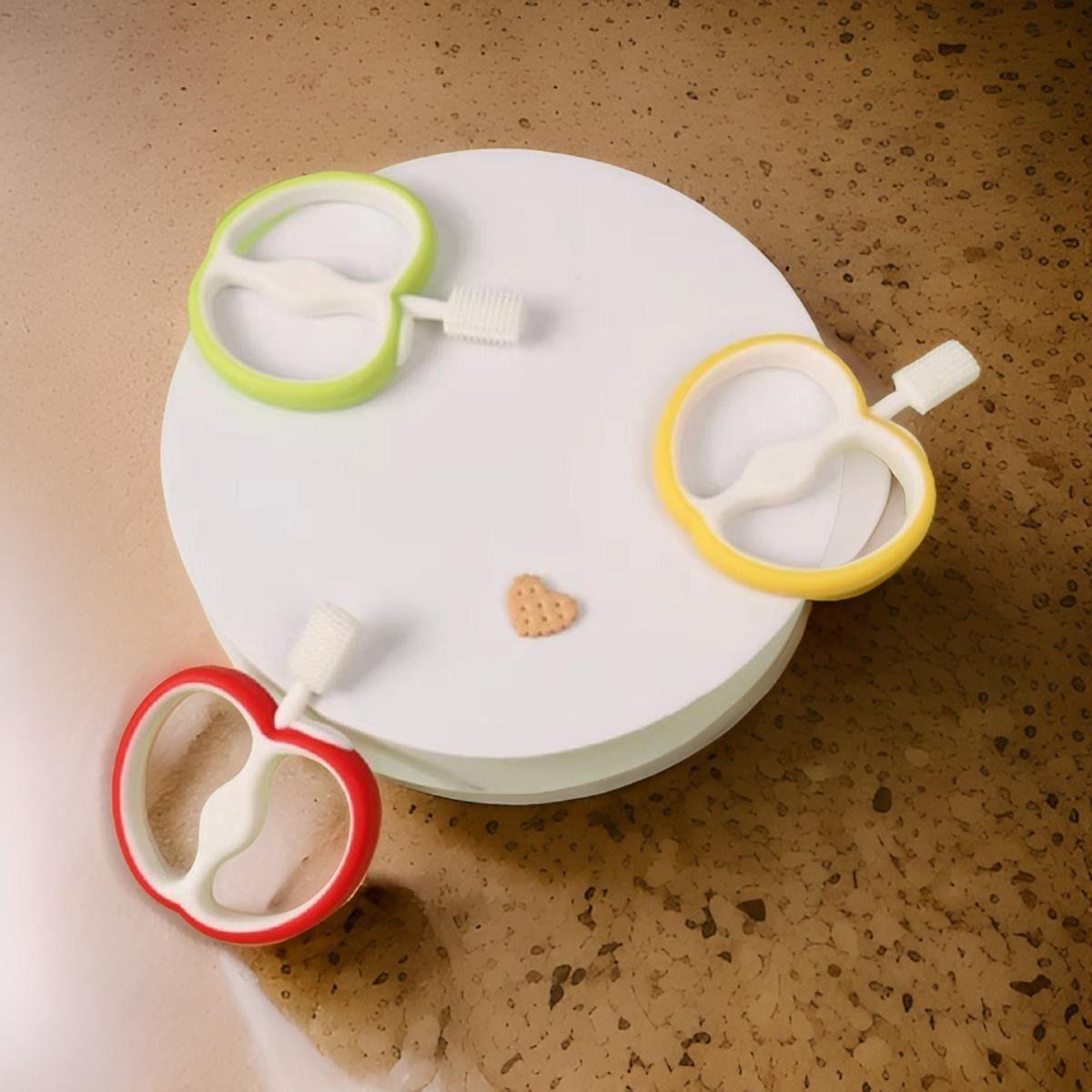 Set 4 Mordedor Cepillo Silicona Encias Bebes Comodo Lau-8