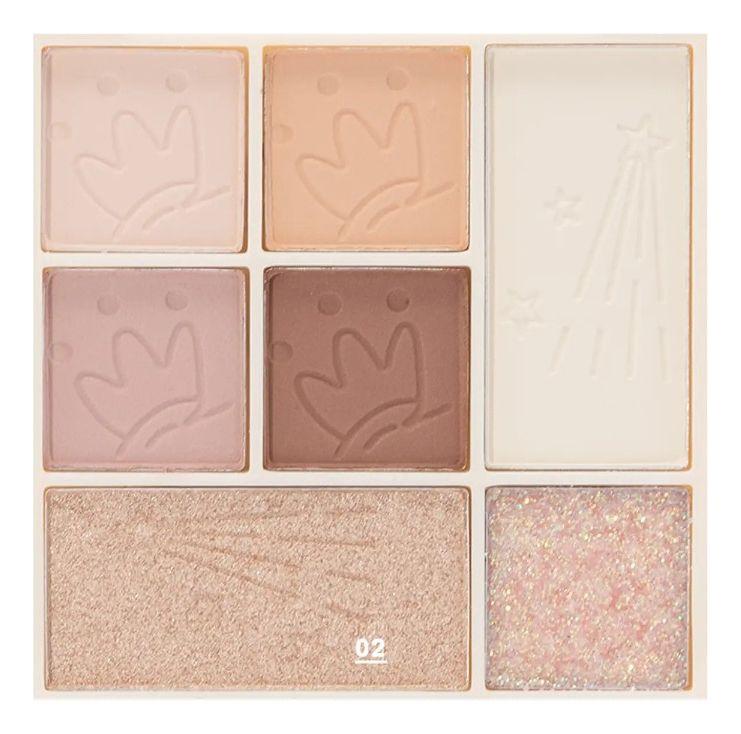 Set 3 Sombra Ojos Paleta Multifuncional Polvo 6 Colores Jhn-7