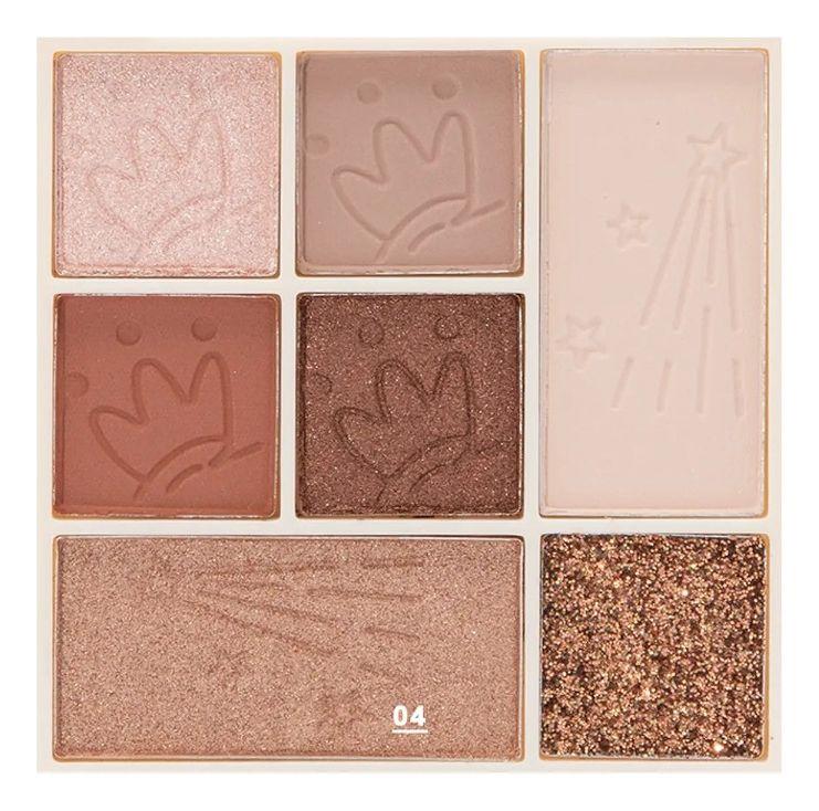 Set 3 Sombra Ojos Paleta Multifuncional Polvo 6 Colores Jhn-9