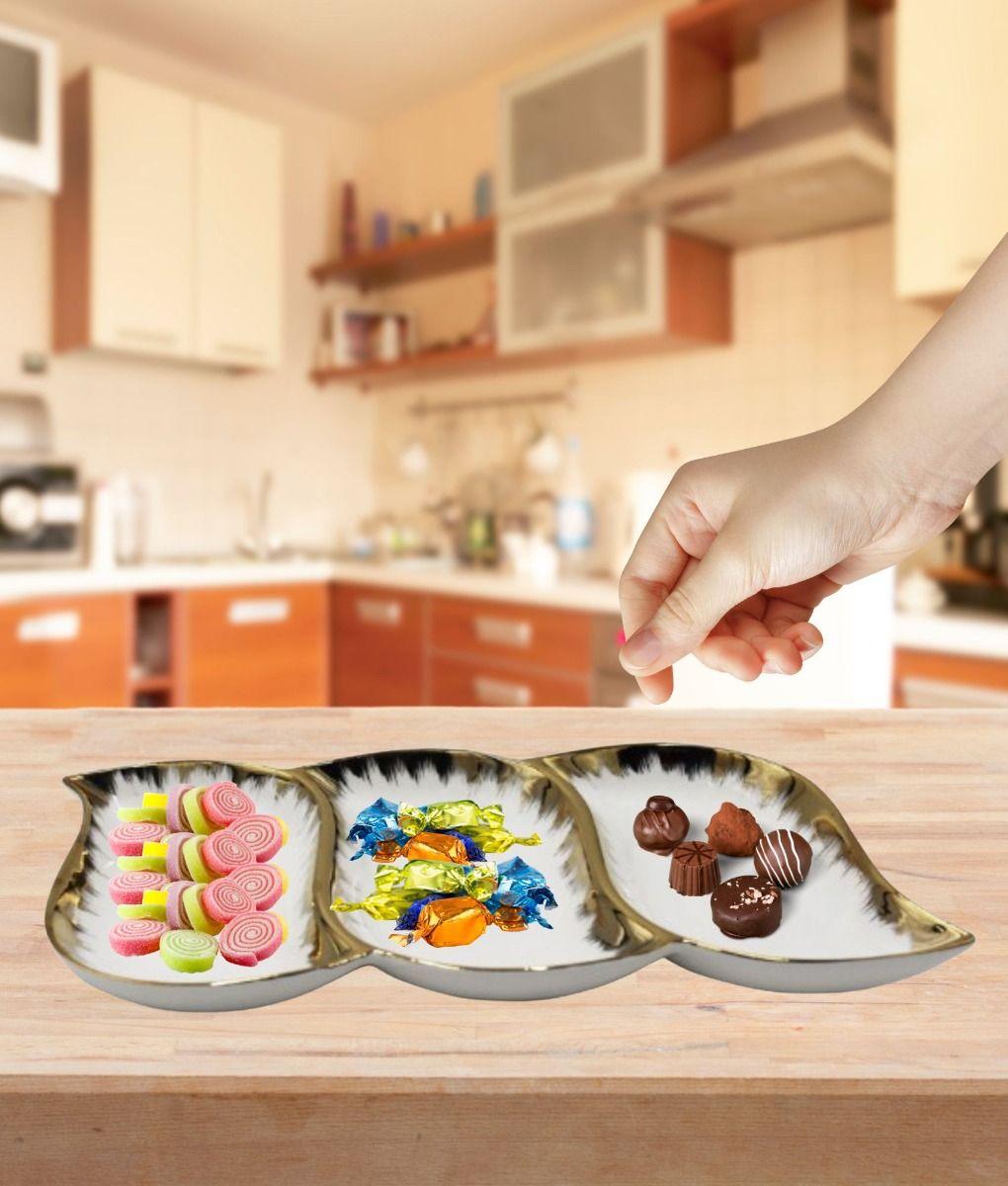 Bandeja Decorativa Servir Almacenamiento Multifuncional Jhn-4
