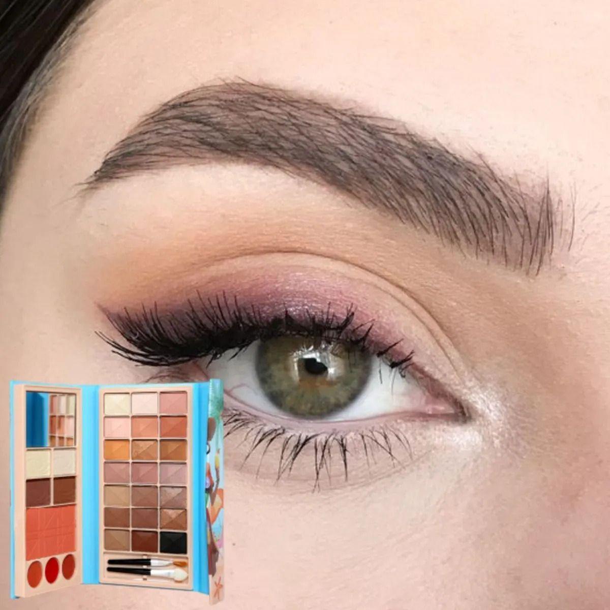 Paq 12 Paletas Maquillaje Completa Ojos Rostro Labios ALJ-0
