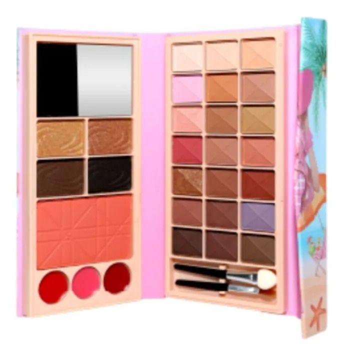 Paq 12 Paletas Maquillaje Completa Ojos Rostro Labios ALJ-1