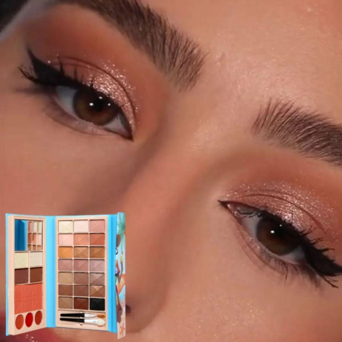 Paq 12 Paletas Maquillaje Completa Ojos Rostro Labios ALJ-7