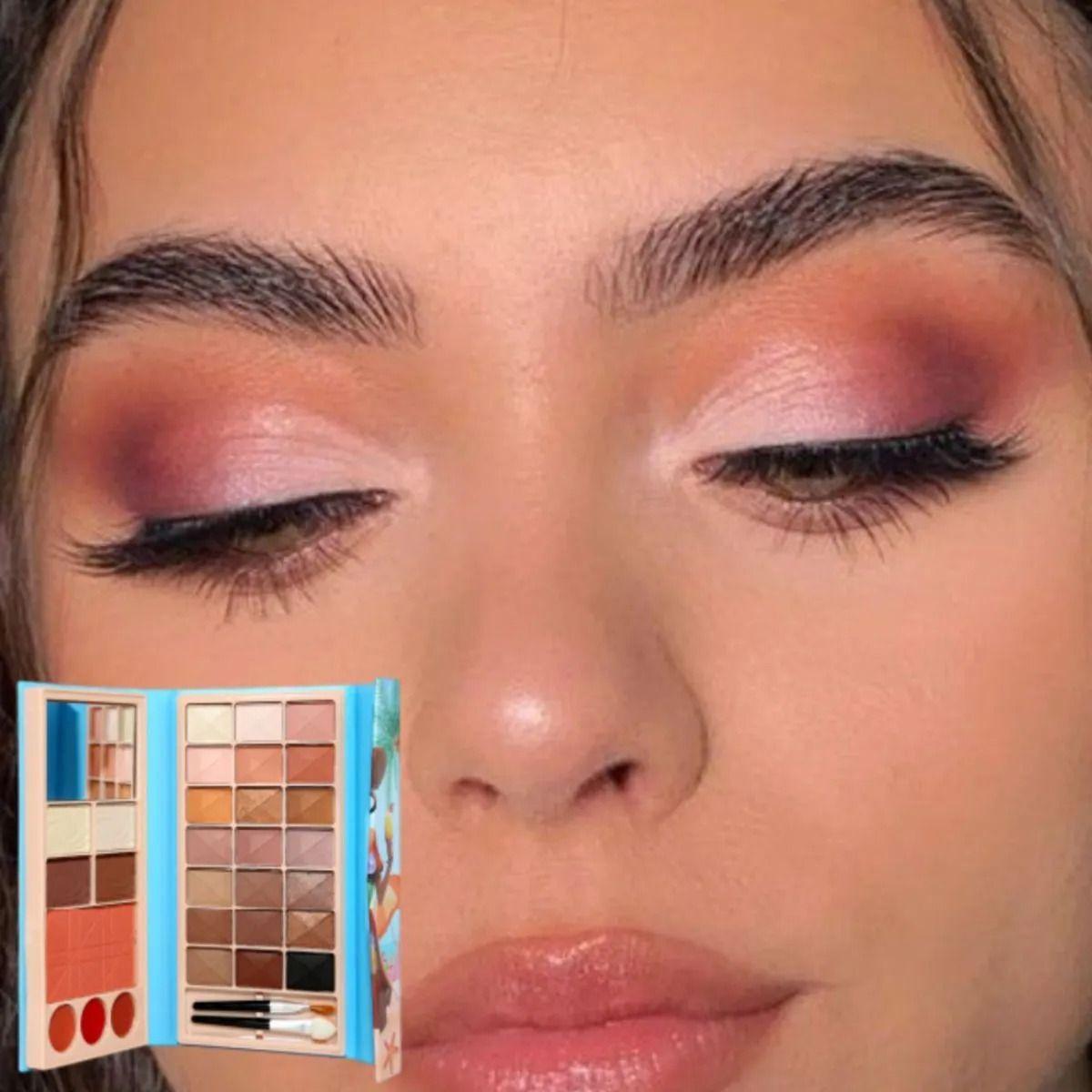 Paq 12 Paletas Maquillaje Completa Ojos Rostro Labios ALJ-9