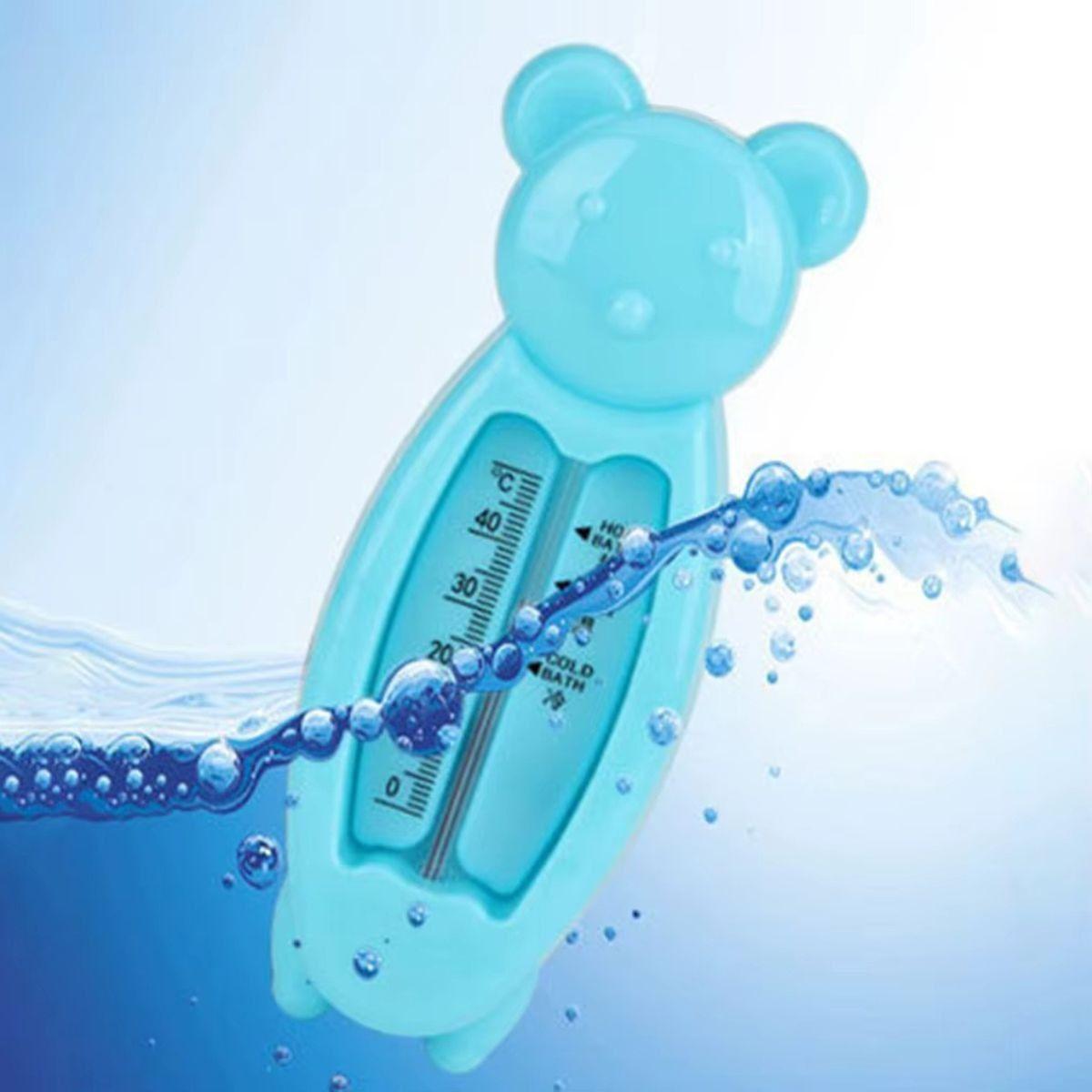 SET 6 TERMOMETRO DE BAÑO AGUA FORMA OSO TEMPERATURA BEBE LAU-6
