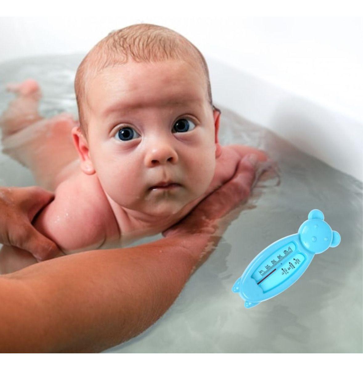 SET 6 TERMOMETRO DE BAÑO AGUA FORMA OSO TEMPERATURA BEBE LAU-8