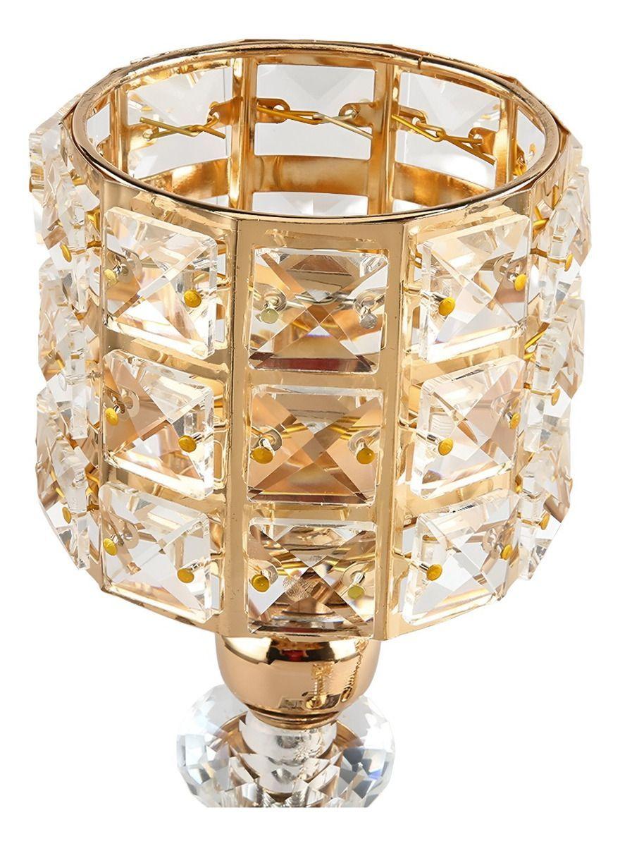 Portavelas Candelabro Decorativo Moderno Mosaico Jhn-2