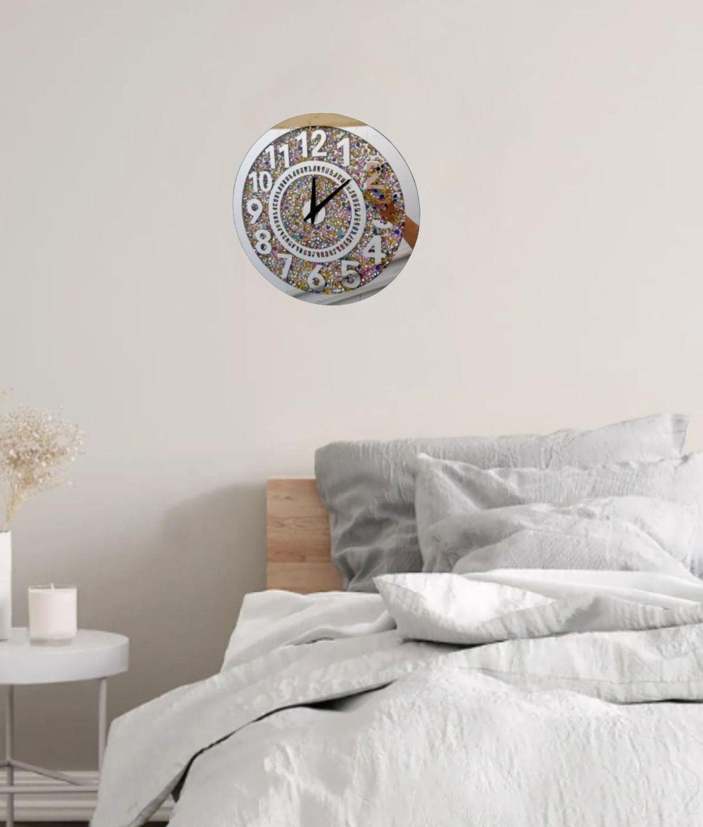 Reloj Pared Decorativo Estilo Calado Diseño Dinámico Jhn-8