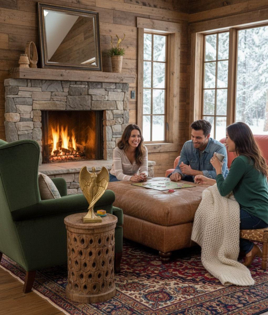 Estatua Decorativa Figura Ángel Alas Desplegadas Adorno Jhn-4