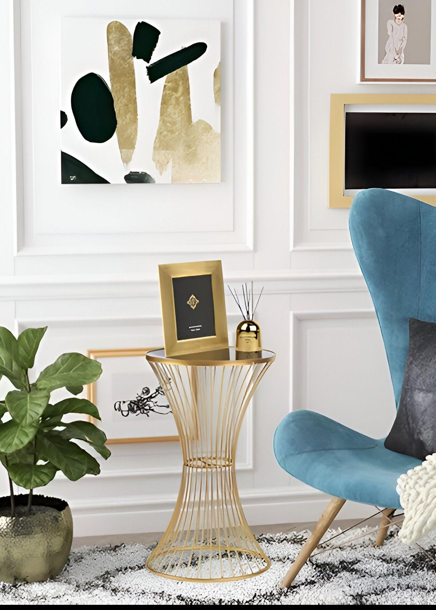 Mesa Auxiliar Centro Noche Decorativa Elegante Jhn-5