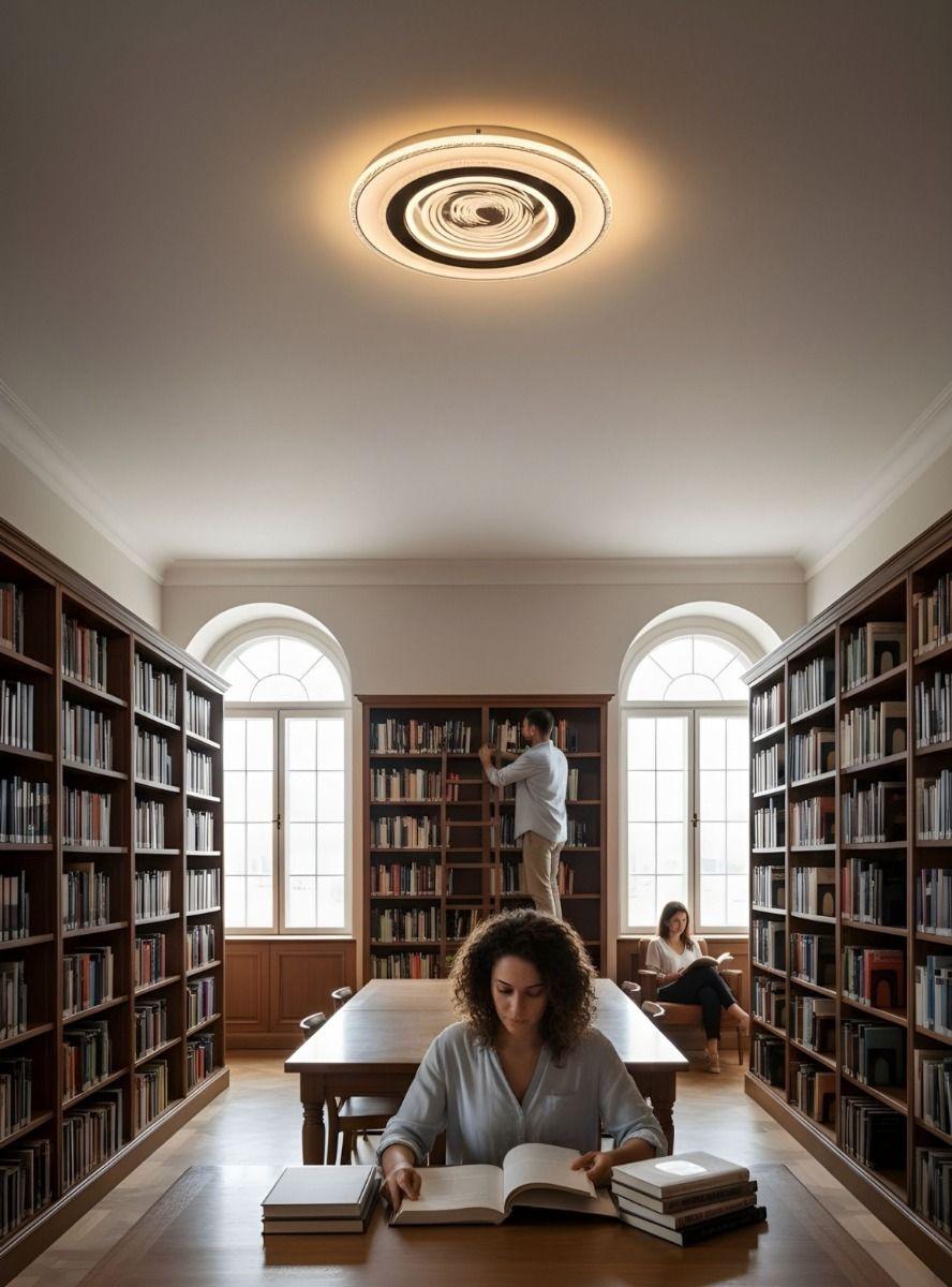 Lámpara Techo Plafón Circular LED Diseño Moderno Jhn-4