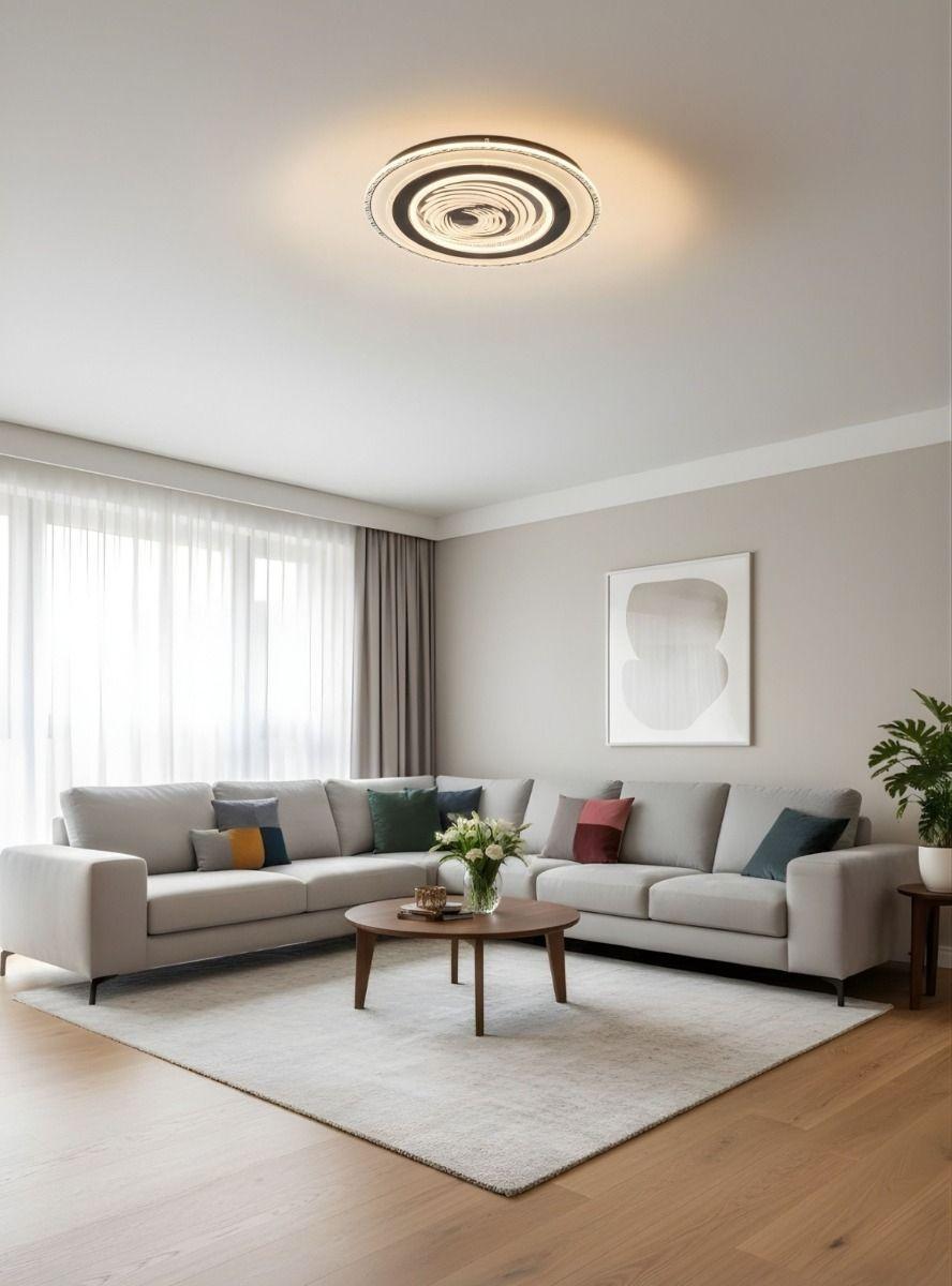 Lámpara Techo Plafón Circular LED Diseño Moderno Jhn-7