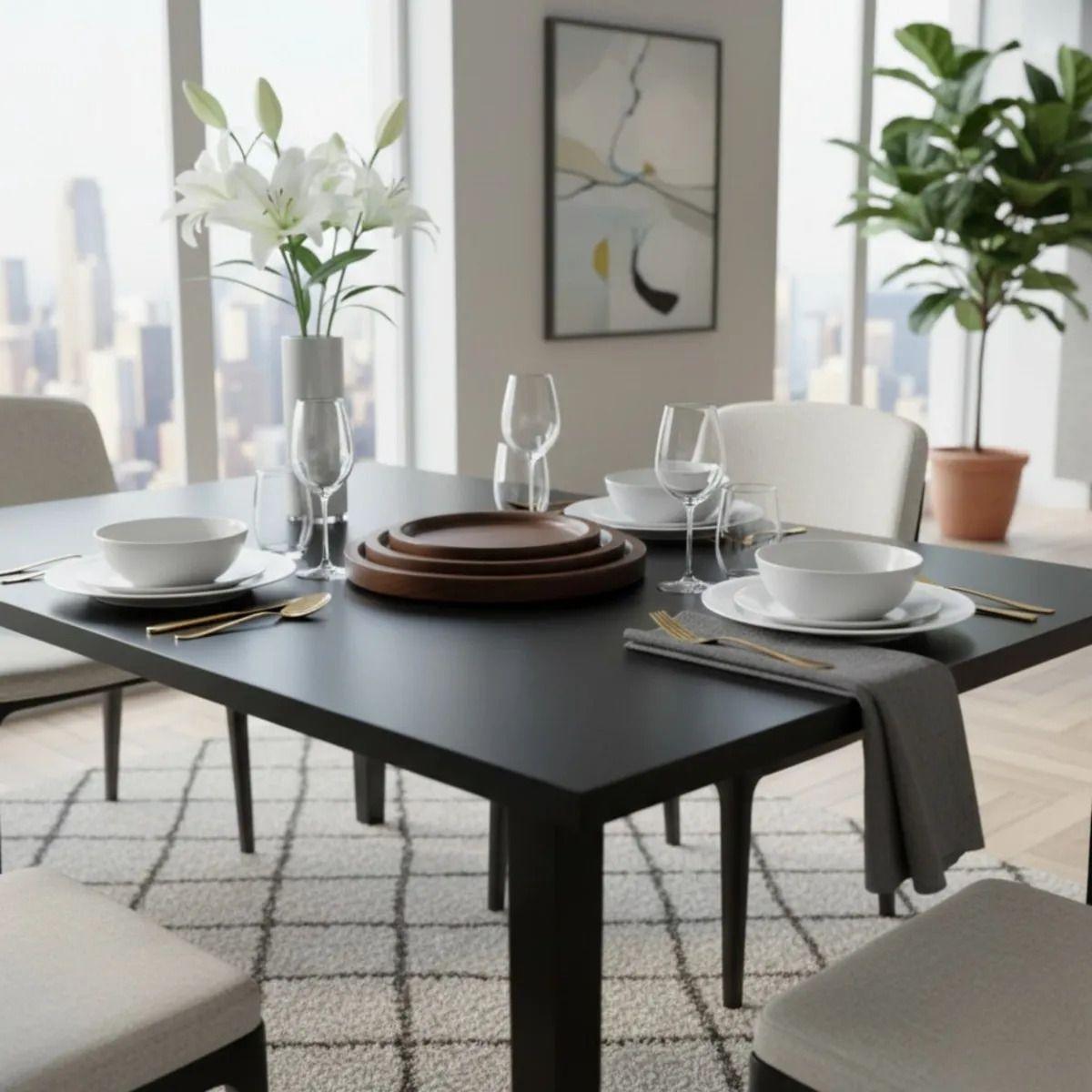 Set 3 Bandeja Decorativa Moderna Multiuso Hogar Bambú Jhn-7