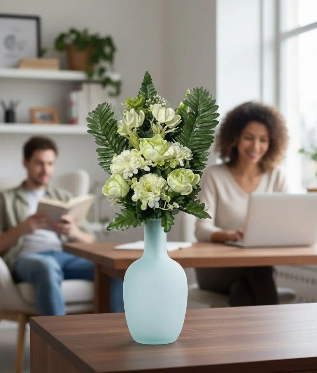 Set 2 Ramo Floral Artificial Elegancia Hogar Decorativo Jhn-3