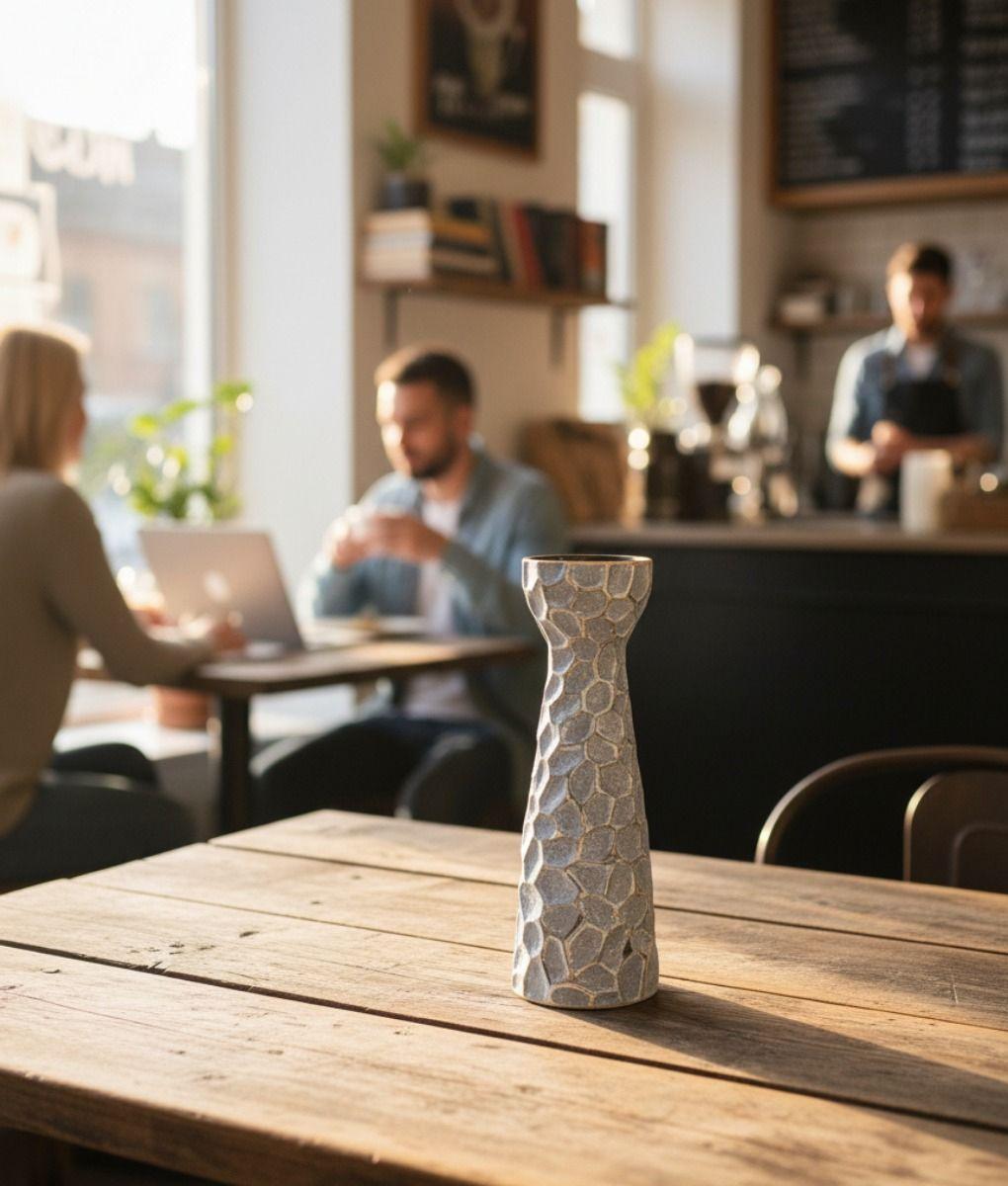 Portavelas Decorativo Candelabro Adorno Textura Jhn-4