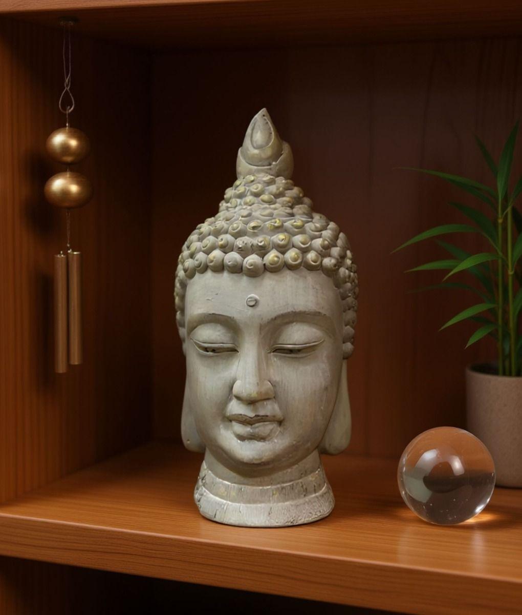 Figura Estatua Decorativa Cabeza Buda Adorno Hogar Jhn-6