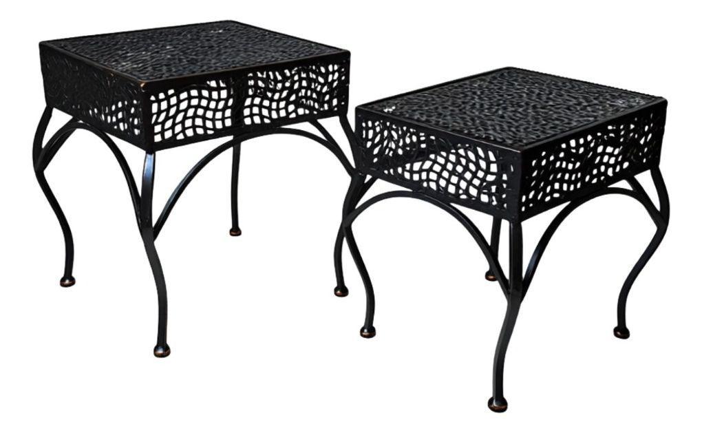 Set 2 Mesa Centro Decorativa Auxiliar Moderno Hogar Jhn-2