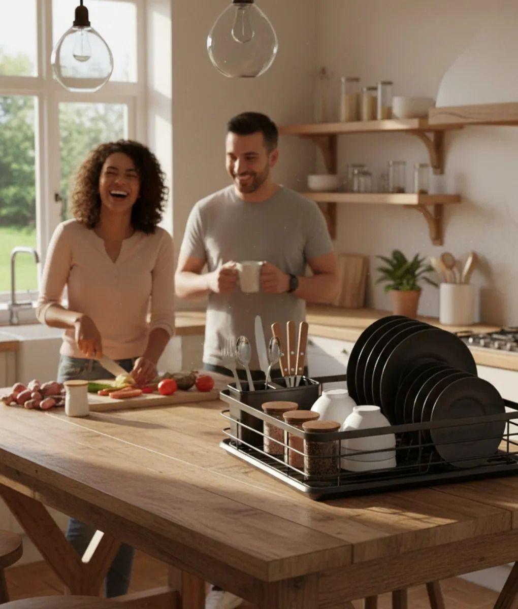 Secaplatos Escurridor Loza Compacto Diseño Minimalista Jhn-2