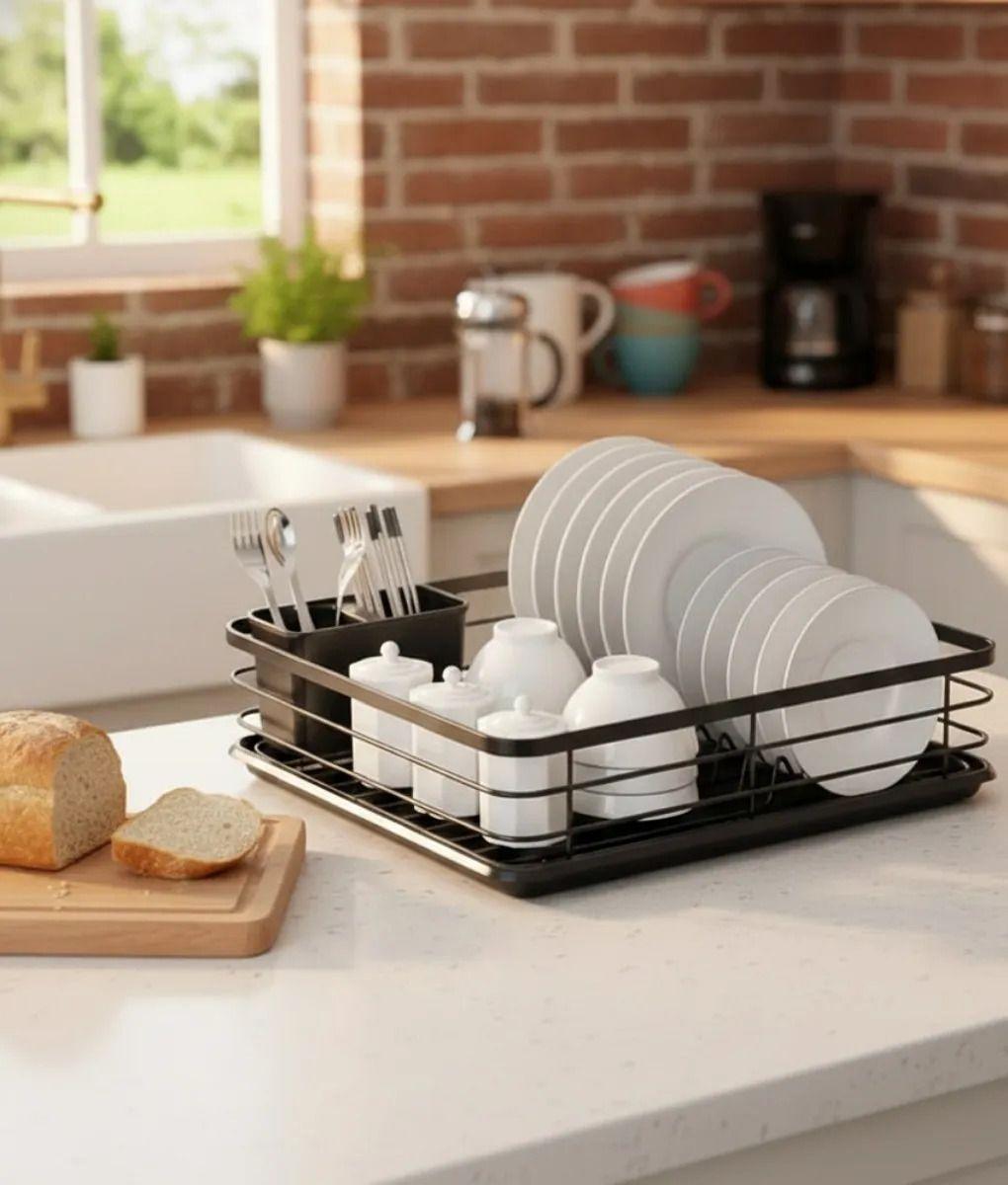 Secaplatos Escurridor Loza Compacto Diseño Minimalista Jhn-9