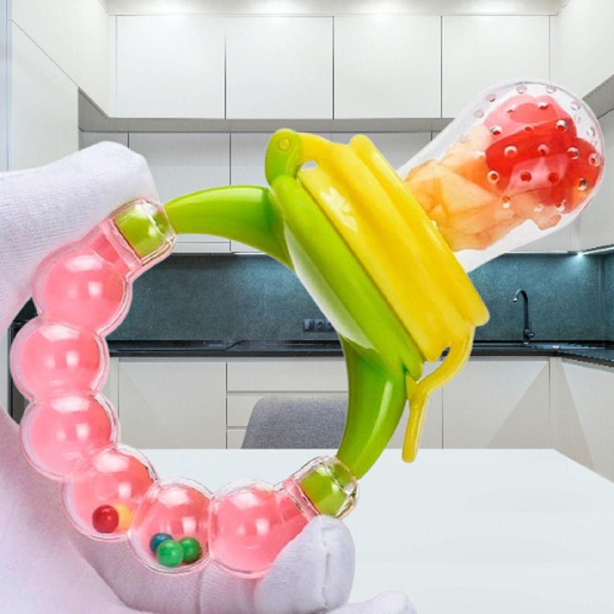 Set 9 Mordedor Chupete Juguete Frutas Alimentador Bebe Lau-4