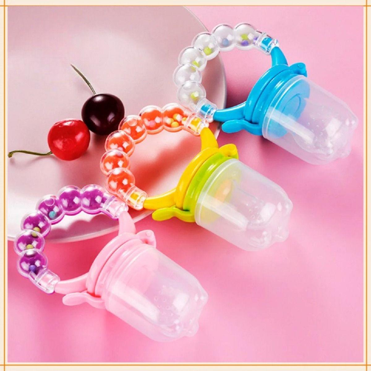 Set 9 Mordedor Chupete Juguete Frutas Alimentador Bebe Lau-5