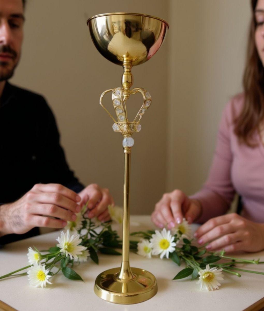 Centro Mesa Decorativo Candelabro Elegante Adorno Jhn-3