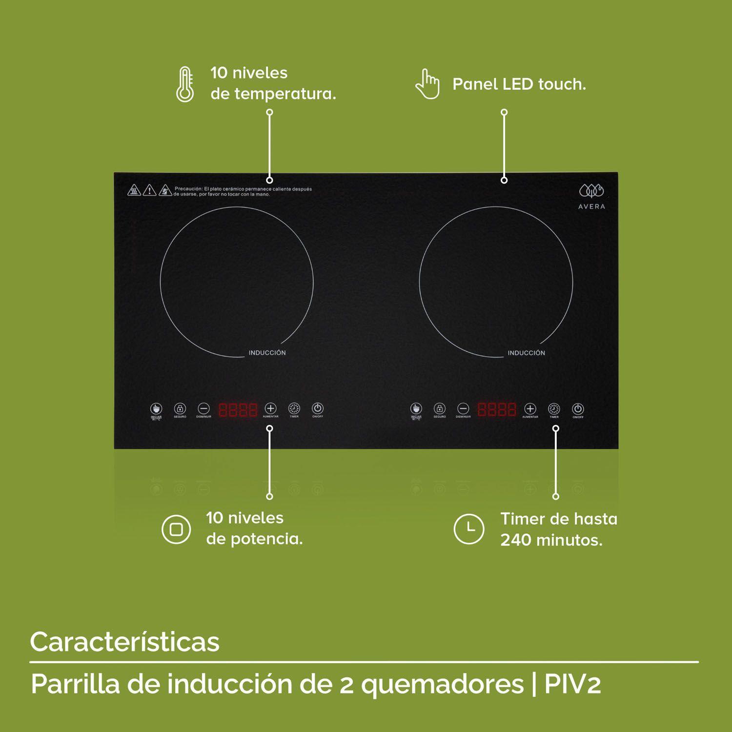 Cocina de Inducción 2 Platos Empotrable-2