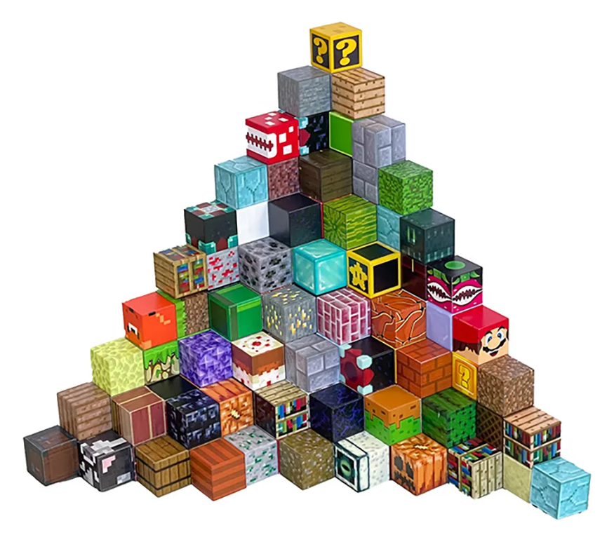 Bloques Magnéticos Minecraft 96 piezas -2